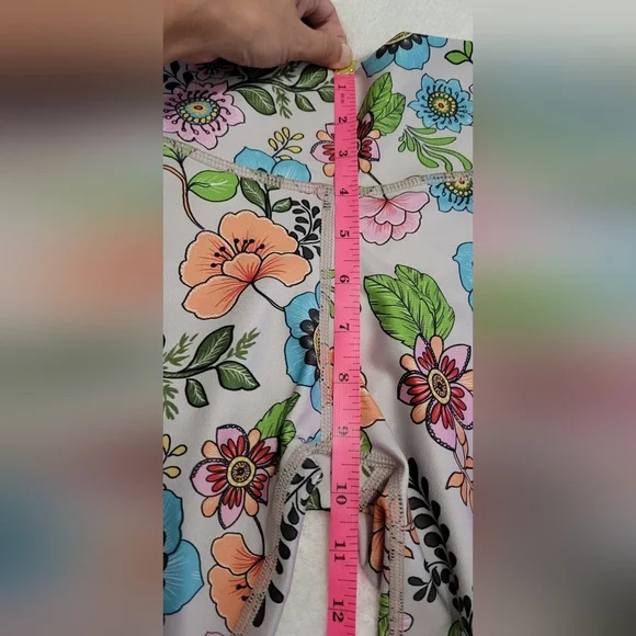 Becco Floral Leggings NWOT - Picture 7 of 10